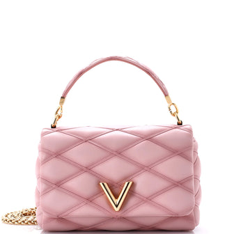 Louis Vuitton GO-14 NM Handbag Malletage Leather MM