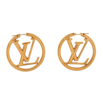 Louis Vuitton Louise Hoop Earrings Metal GM