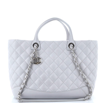 Chanel Easy Shopping Tote Quilted Calfskin Large