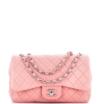 Chanel Classic Single Flap Bag Quilted Lambskin Jumbo