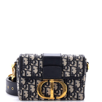 Christian Dior 30 Montaigne Box Bag Oblique Canvas