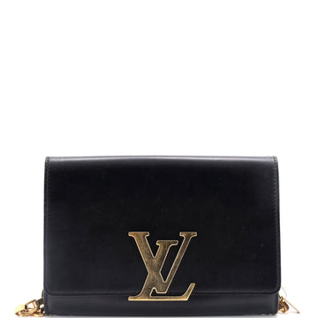 Louis Vuitton Chain Louise Clutch Leather MM