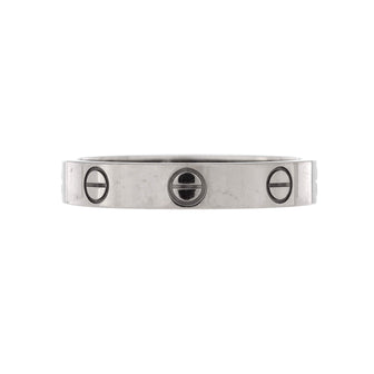 Cartier Love Wedding Band Ring 18K White Gold