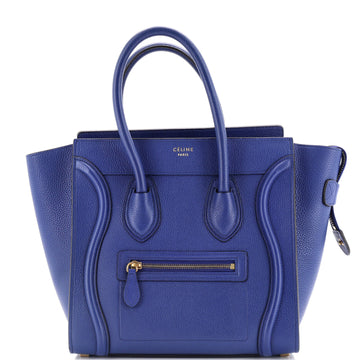 Celine Luggage Bag Grainy Leather Micro