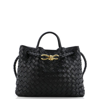 Bottega Veneta Andiamo Top Handle Bag Intrecciato Nappa Small