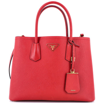Prada Cuir Double Tote Saffiano Leather Medium