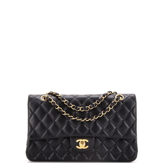 Chanel Classic Double Flap Bag Quilted Lambskin Medium