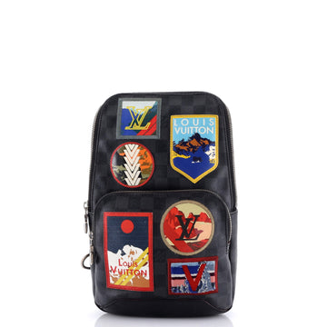 Louis Vuitton Avenue Sling Bag Alps Patches Damier Graphite