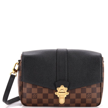 Louis Vuitton Clapton Handbag Damier and Leather PM