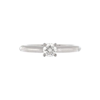 Cartier Solitaire 1895 Ring Platinum with RBC Diamond .22CT