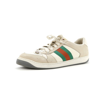 Gucci Screener Sneakers Fabric and Leather
