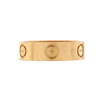 Cartier Love Band Ring 18K Yellow Gold