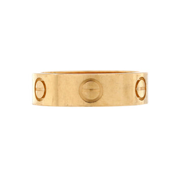 Cartier Love Band Ring 18K Yellow Gold