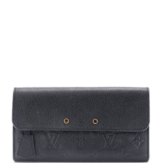 Louis Vuitton Pont Neuf Wallet Monogram Empreinte Leather Long