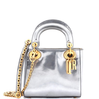 Christian Dior Lady Dior Chain Bag Patent Mini