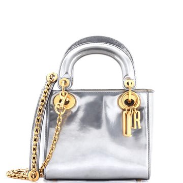 Christian Dior Lady Dior Chain Bag Patent Mini