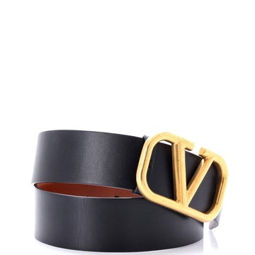 Valentino Garavani VLogo Reversible Belt Leather Wide
