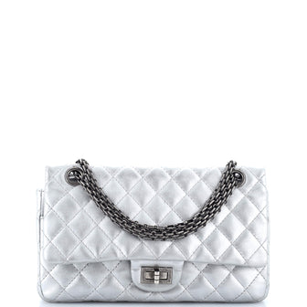 Chanel Reissue 2.55 Flap Bag Quilted Metallic Calfskin 225