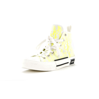 Christian Dior Men's B23 High-Top Sneakers Oblique Coated Canvas and PVC