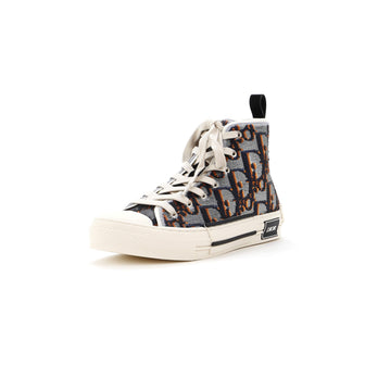 Christian Dior Men's B23 High-Top Sneakers Sequin Embellished Oblique Canvas