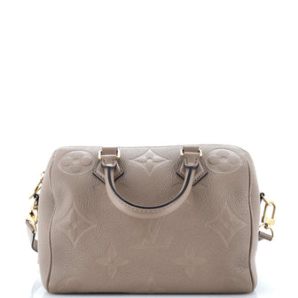 Louis Vuitton Speedy Bandouliere Bag Monogram Empreinte Giant 25