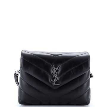 Saint Laurent Loulou Shoulder Bag Matelasse Chevron Leather Toy