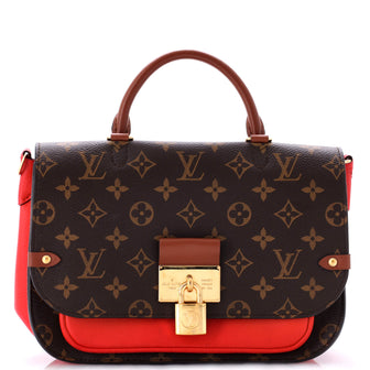 Louis Vuitton Vaugirard Handbag Monogram Canvas with Leather