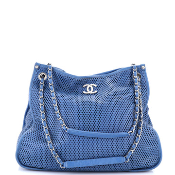 Chanel Up In The Air Tote Perforated Leather