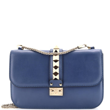 Valentino Garavani Glam Lock Shoulder Bag Leather Medium
