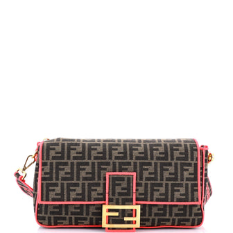 Fendi Baguette NM Bag Zucca Canvas Large