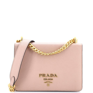Prada Chain Flap Bag Saffiano Leather Small