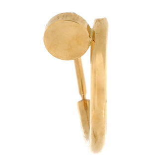 Cartier Juste un Clou Single Hoop Earring Earrings 18K Yellow Gold Small