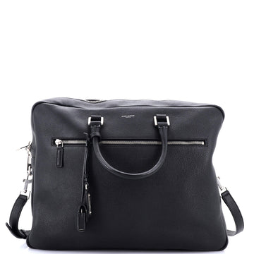 Saint Laurent Classic Duffle Briefcase Leather