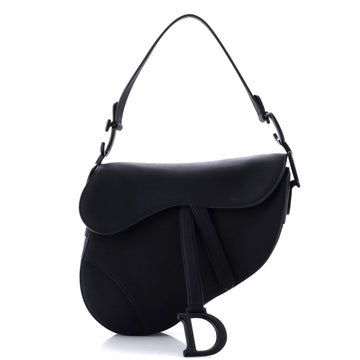 Christian Dior Ultra Matte Saddle Handbag Leather Medium