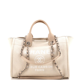 Chanel Deauville NM Tote Mixed Fibers Small