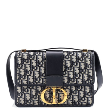 Christian Dior 30 Montaigne Flap Bag Oblique Canvas