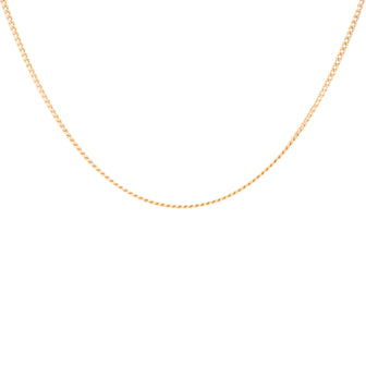 Cartier Curb Chain Necklace 18K Yellow Gold