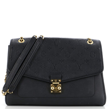 Louis Vuitton Saint Germain Handbag Monogram Empreinte Leather MM