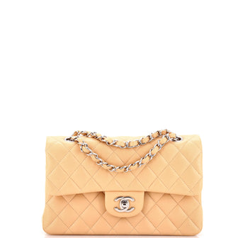 Chanel Classic Double Flap Bag Quilted Lambskin Small