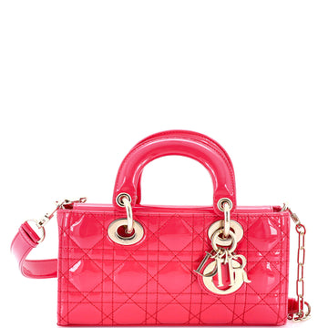 Christian Dior Lady D-Joy Bag Cannage Quilt Patent Small
