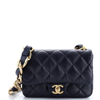 Chanel Funky Town Flap Bag Quilted Lambskin Small