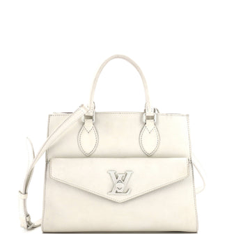 Louis Vuitton Lockme Monochrome Tote Leather PM
