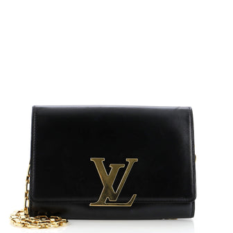 Louis Vuitton Chain Louise Clutch Leather MM