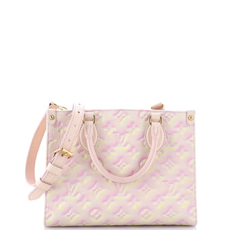 Louis Vuitton OnTheGo Tote Stardust Monogram Empreinte Leather PM