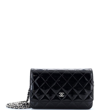 Chanel Wallet on Chain Quilted Patent