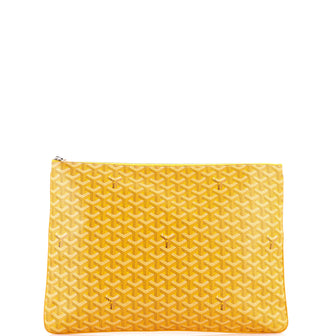 Goyard Senat Zip Pouch Coated Canvas GM