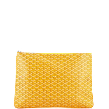 Goyard Senat Zip Pouch Coated Canvas GM