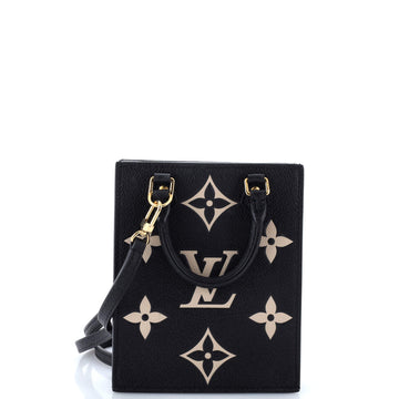 Louis Vuitton Petit Sac Plat Bag Bicolor Monogram Empreinte Giant