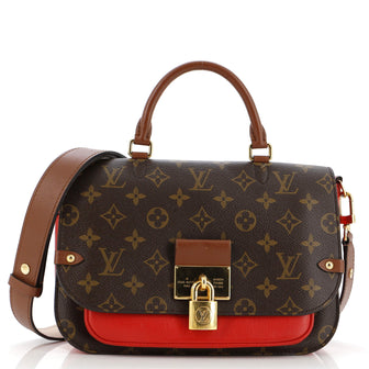Louis Vuitton Vaugirard Handbag Monogram Canvas with Leather