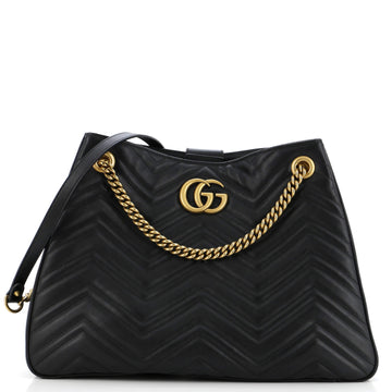 Gucci GG Marmont Chain Shoulder Bag Matelasse Leather